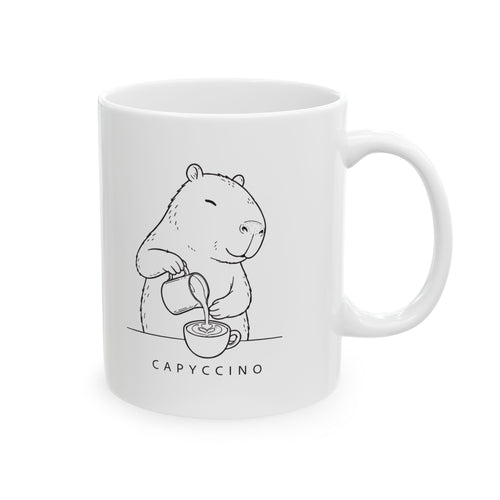 'Capyccino' — Capybara Coffee Cup