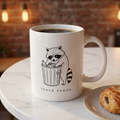 'Trash Panda' - Ceramic Coffee Cup
