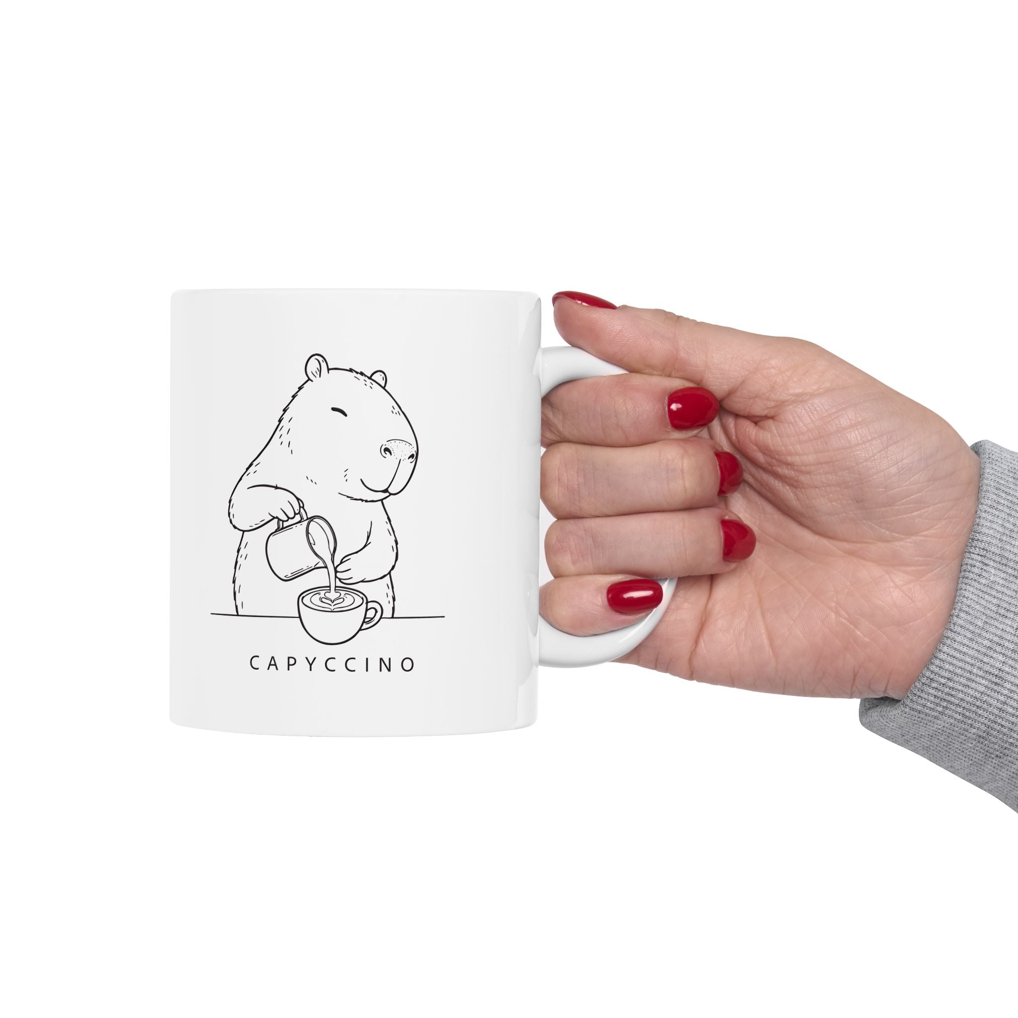 Capyccino - Ceramic Coffee Cup