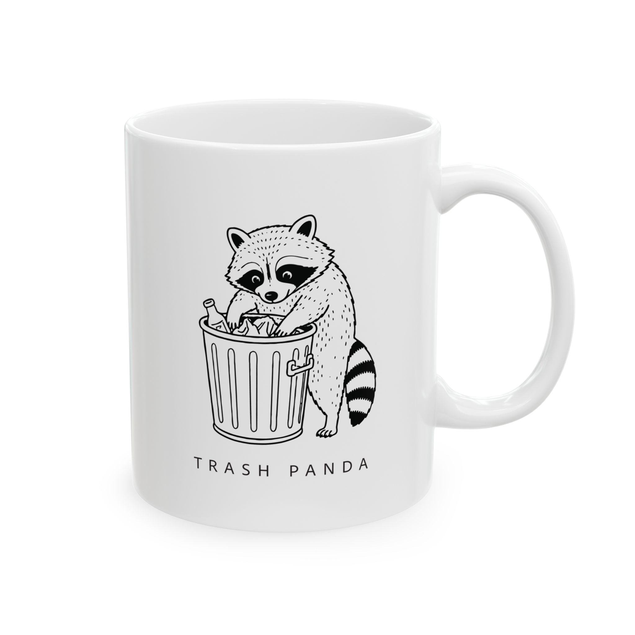 'Trash Panda' - Ceramic Coffee Cup